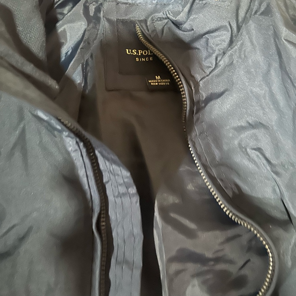 U.S. polo assn jacket zipper hideable hoodie